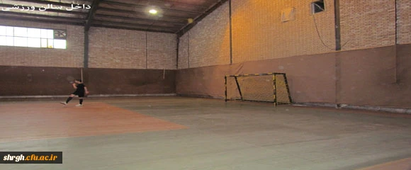 نمایی از داخل سالن ورزشی