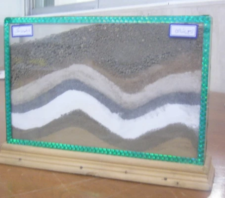 رسانه آموزشی لایه های خاک در زمین شناسی