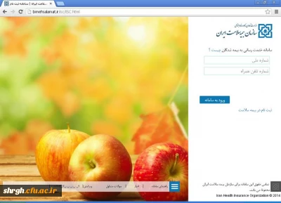 راهنما ثبت و تکمیل اطلاعات بیمه سلامت کارکنان رسمی و اساتید موظف