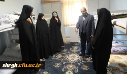 بازدید دکتر تاجیک معاونت توسعه مدیریت و منابع انسانی دانشگاه فرهنگیان و مهندس نعیمی مدیر کل طرح برنامه و بودجه