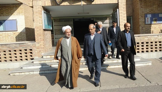 بازدید دکتر تاجیک معاونت توسعه مدیریت و منابع انسانی دانشگاه فرهنگیان و مهندس نعیمی مدیر کل طرح برنامه و بودجه