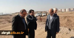 بازدید دکتر تاجیک معاونت توسعه مدیریت و منابع انسانی دانشگاه فرهنگیان و مهندس نعیمی مدیر کل طرح برنامه و بودجه