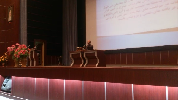 دکتر یوسفی رییس پردیس شهید رجایی قزوین در هم اندیشی مدیران و معاونین مدارس مرتبط با کارورزی