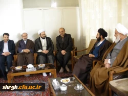 دیدار هیات رئیسه و تعدادی از کارکنان دانشگاه فرهنگیان قزوین با امام جمعه جدیدالانتصاب  استان قزوین