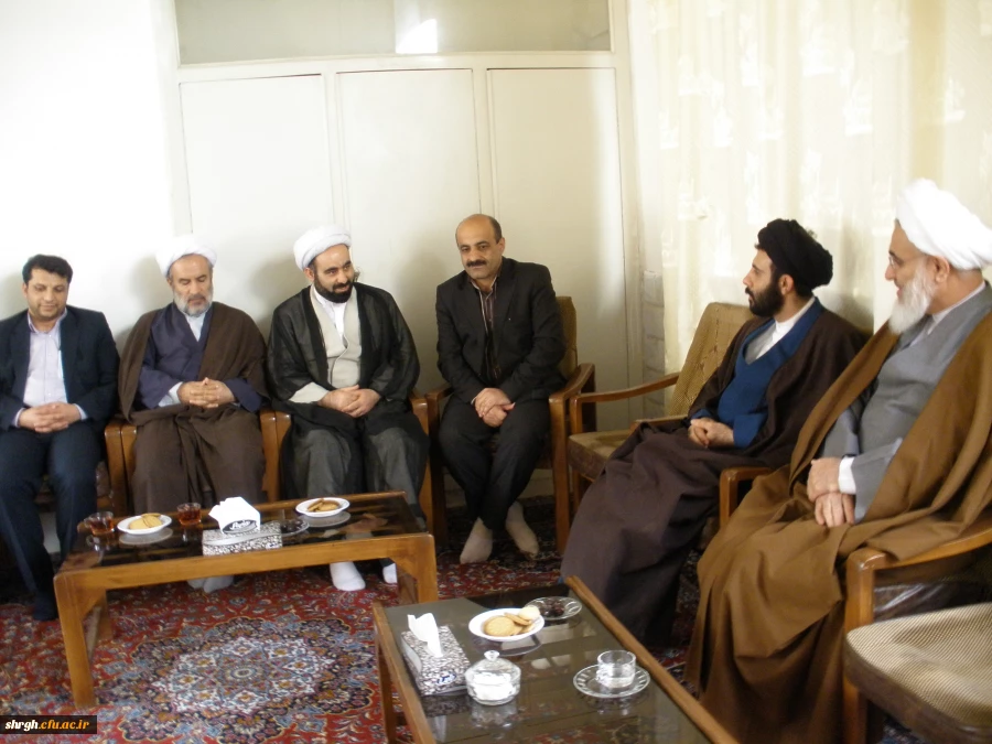دیدار هیات رئیسه و تعدادی از کارکنان دانشگاه فرهنگیان قزوین با امام جمعه جدیدالانتصاب  استان قزوین