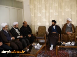 دیدار هیات رئیسه و تعدادی از کارکنان دانشگاه فرهنگیان قزوین با امام جمعه جدیدالانتصاب  استان قزوین