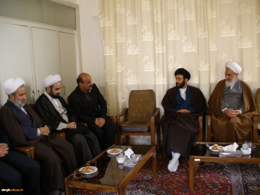 دیدار هیات رئیسه و تعدادی از کارکنان دانشگاه فرهنگیان قزوین با امام جمعه جدیدالانتصاب  استان قزوین