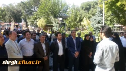 بازدید مدیران گروه آموزشی از اماکن تاریخی قزوین