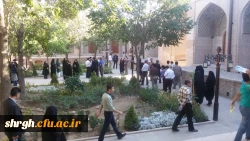 بازدید مدیران گروه آموزشی از اماکن تاریخی قزوین-سرای سعد السلطنه