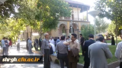 بازدید مدیران گروه آموزشی از اماکن تاریخی قزوین-چهل ستون