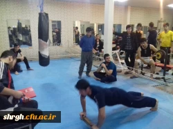 به مناسبت روز دانشجو یک سری مسابقات ورزشی درسطح پردیس در  رشته های فوتسال ، طناب زنی ، شنا سوئدی و شطرنج برگزار گردید 6