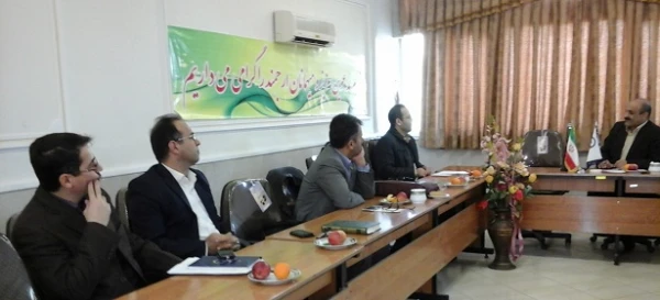 جلسه اعضا هیات علمی دانشگاه و نحوه اجرای امتحانات پایان نیمسال اول 95-94