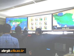 بازدید دانشجویان  از سازمان هواشناسی و زمین شناسی تهران