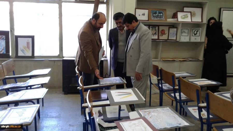 ژوژمان درسهای نقاشی، ارتباط تصویری ،نگارگری استاد علی کاظم لو و سید احمد عقیلی زاده