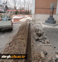 اتصال پردیس شهید رجایی قزوین به شبکه فیبر نوری