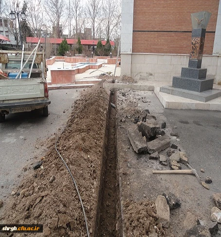 اتصال پردیس شهید رجایی قزوین به شبکه فیبر نوری