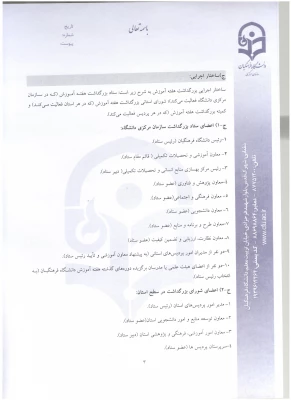 شیوه نامه بزرگداشت هفته آموزش و دستورالعمل انتخاب اعضای هیئت علمی نمونه دانشگاه 4