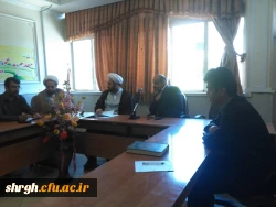 جلسه هم اندیشی ستاد اقامه نماز با حضور ریاست و اعضای ستاد اقامه نماز در مورخه 27/02/1395 در سالن کنفرانس شهید رجایی قزوین برگزار گردید . 2