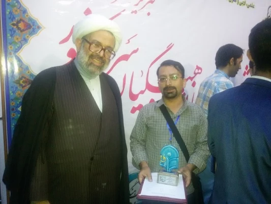 افتخار آفرینی احمد سلطانیان دانشجو پردیس شهید رجایی قزوین در مرحله کشوری جشنواره علمی، ادبی و هنری دانشگاه فرهنگیان 2