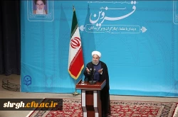 دیدار رئیس جمهور با علما، ایثارگران و برگزیدگان استان قزوین در دانشگاه فرهنگیان 2