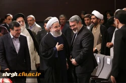 دیدار رئیس جمهور با علما، ایثارگران و برگزیدگان استان قزوین در دانشگاه فرهنگیان 5