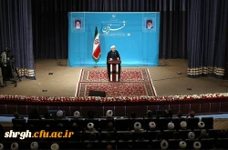 دیدار رئیس جمهور با علما، ایثارگران و برگزیدگان استان قزوین در دانشگاه فرهنگیان 8