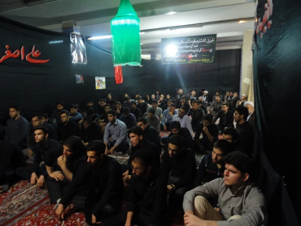 مراسم عزاداری امام حسین علیه السلام با حضور حجه الاسلام تلخابی  2