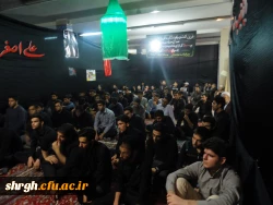 مراسم عزاداری امام حسین علیه السلام با حضور حجه الاسلام تلخابی 2