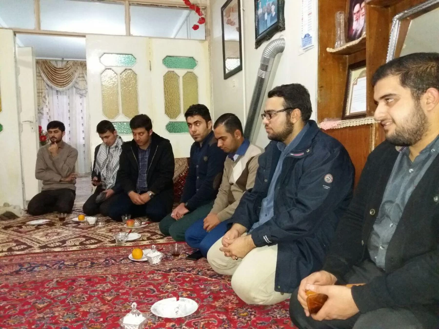 دیدار با خانواده شهید سیاهکالی از شهدای مدافع حرم