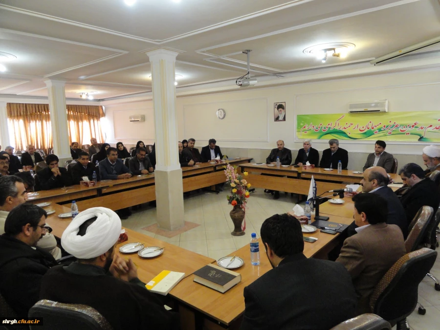 معارفه آقای دکتر معصومی بعنوان رئیس جدید پردیس شهید رجائی 4