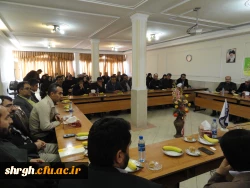 معارفه آقای دکتر معصومی بعنوان رئیس جدید پردیس شهید رجائی 5