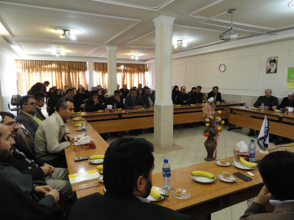 معارفه آقای دکتر معصومی بعنوان رئیس جدید پردیس شهید رجائی 5