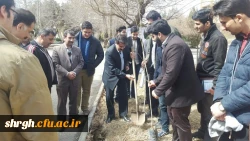 کاشت درخت در پردیس شهید رجائی 4