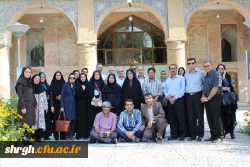 بازدید اساتید دوره تامین آموزشگران مرجع علوم از آثار تاریخی قزوین 2