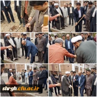 درخت کاری در محوطه دانشگاه فرهنگیان قزوین 2