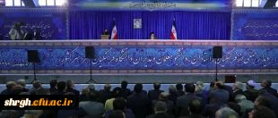 دیدار جمعی از دانشجو معلمان با مقام معظم رهبری