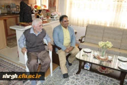 عیادت مدیریت امور پردیس های استان قزوین ازآقای شعبانی همکار پیشکسوت دانشگاه 3