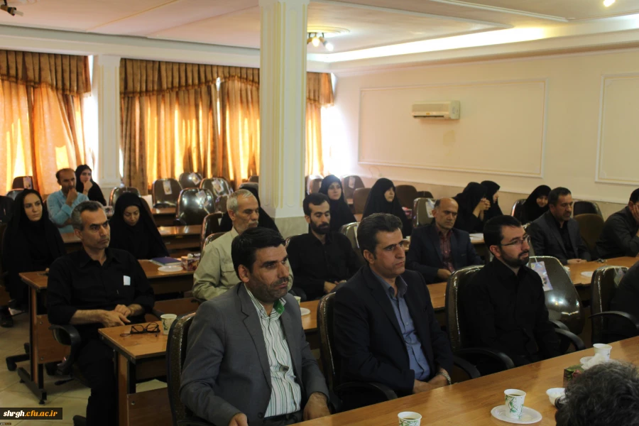 دردانشگاه فرهنگیان استان قزوین برگزارشد: مراسم سخنرانی وعزاداری به مناسبت هفتمین روز شهادت امام حسین (ع)ویاران باوفای ایشان 2