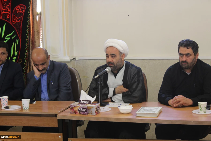 دردانشگاه فرهنگیان استان قزوین برگزارشد: مراسم سخنرانی وعزاداری به مناسبت هفتمین روز شهادت امام حسین (ع)ویاران باوفای ایشان 2