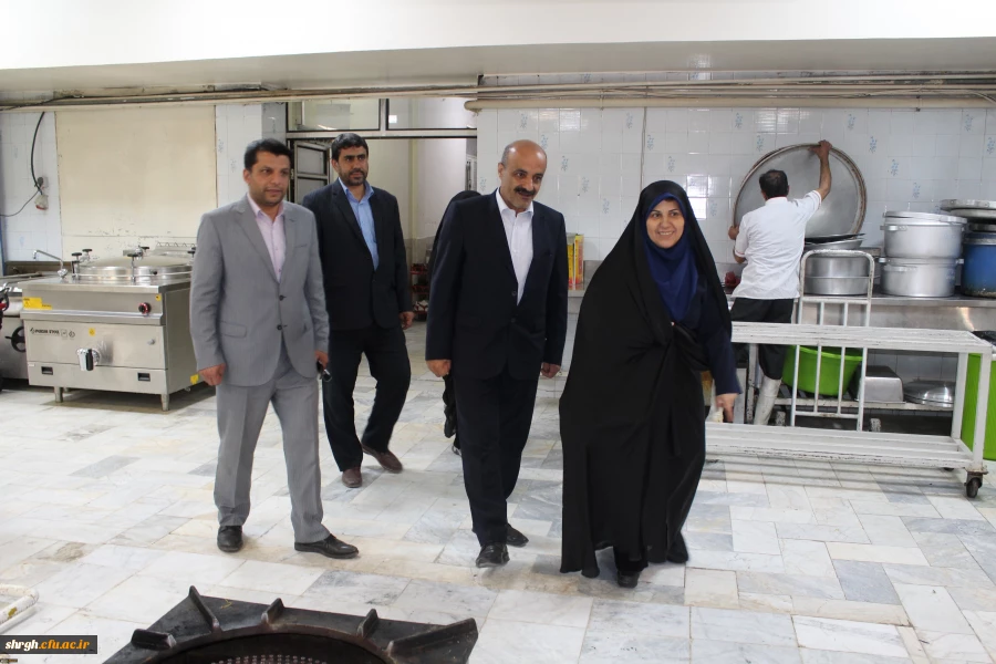 افتتاح دوسرای دانشجویی بهسازی شده دردانشگاه فرهنگیان استان قزوین توسط خانم دکتر علی نژاد معاونت دانشجویی 3