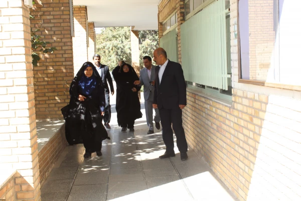 افتتاح دوسرای دانشجویی بهسازی شده دردانشگاه فرهنگیان استان قزوین توسط خانم دکتر علی نژاد معاونت دانشجویی 4