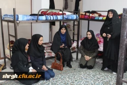 افتتاح دوسرای دانشجویی بهسازی شده دردانشگاه فرهنگیان استان قزوین توسط خانم دکتر علی نژاد معاونت دانشجویی 5