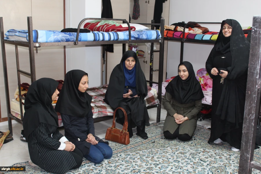 افتتاح دوسرای دانشجویی بهسازی شده دردانشگاه فرهنگیان استان قزوین توسط خانم دکتر علی نژاد معاونت دانشجویی 5