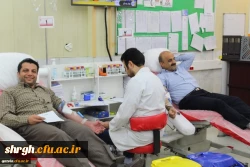 اهدای خون مدیریت،کارکنان ودانشجویان دانشگاه فرهنگیان استان قزوین 3