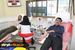 اهدای خون مدیریت،کارکنان ودانشجویان دانشگاه فرهنگیان استان قزوین 6