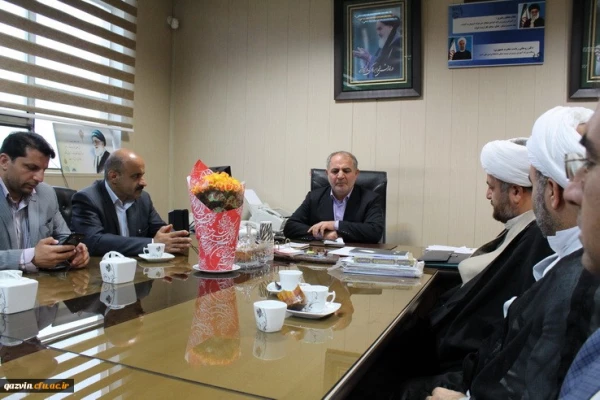 دیدار مدیریت ومسئولین دانشگاه فرهنگیان استان با مدیر کل جدید آموزش وپرورش استان قزوین 3