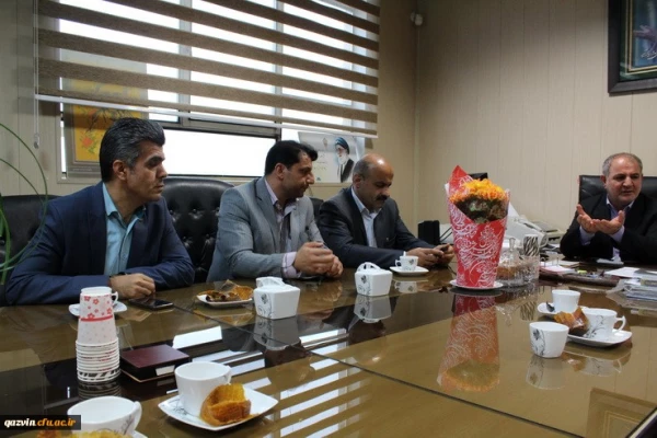 دیدار مدیریت ومسئولین دانشگاه فرهنگیان استان با مدیر کل جدید آموزش وپرورش استان قزوین 4