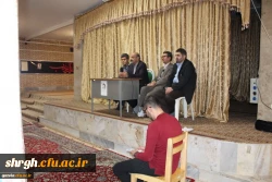 دردانشگاه فرهنگیان استان قزوین برگزارشد جلسه پرسش وپاسخ دانشجویان پردیس شهیدرجایی بامسئولین دانشگاه 2