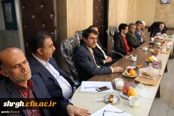 نشست دکتر طاهری نیا معاون پژوهشی دانشگاه فرهنگیان کشور با اساتید واعضای هیئت علمی دانشگاه فرهنگیان استان قزوین 4