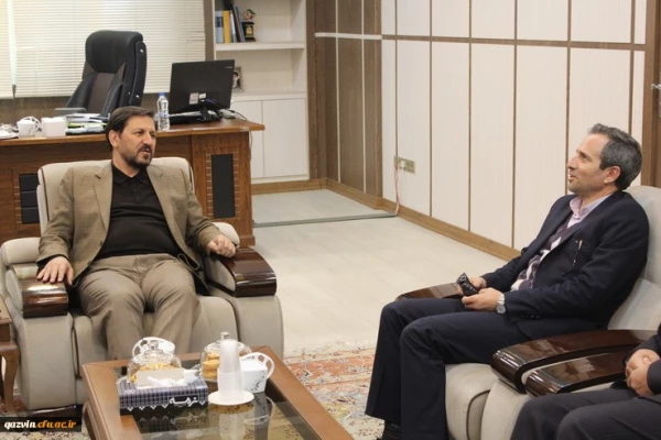 دیدار معاون پژوهشی دانشگاه فرهنگیان کشور با معاون سیاسی امنیتی استانداری قزوین 2